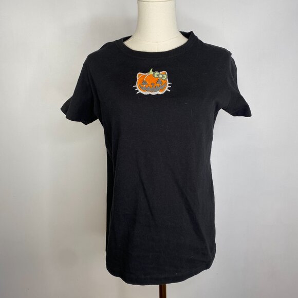 Hello Kitty Pumpkin Embroidery Shirt - Picture 3 of 6
